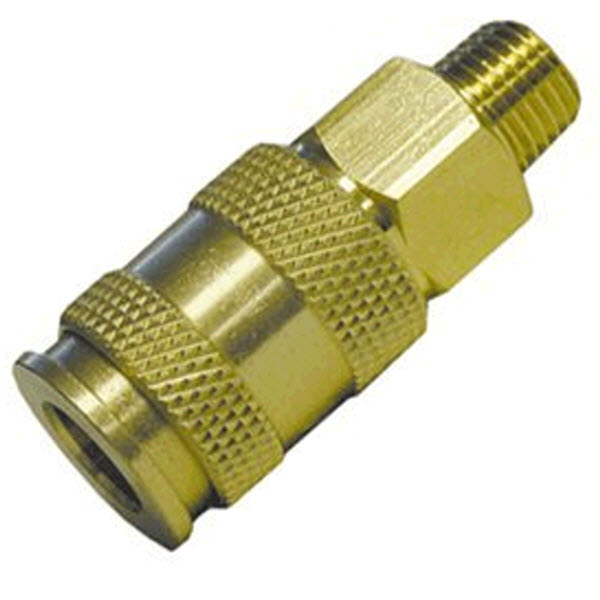 COUPLER, 1/4IN UNI, 1/4IN NPT(M) BT - Air Accessories